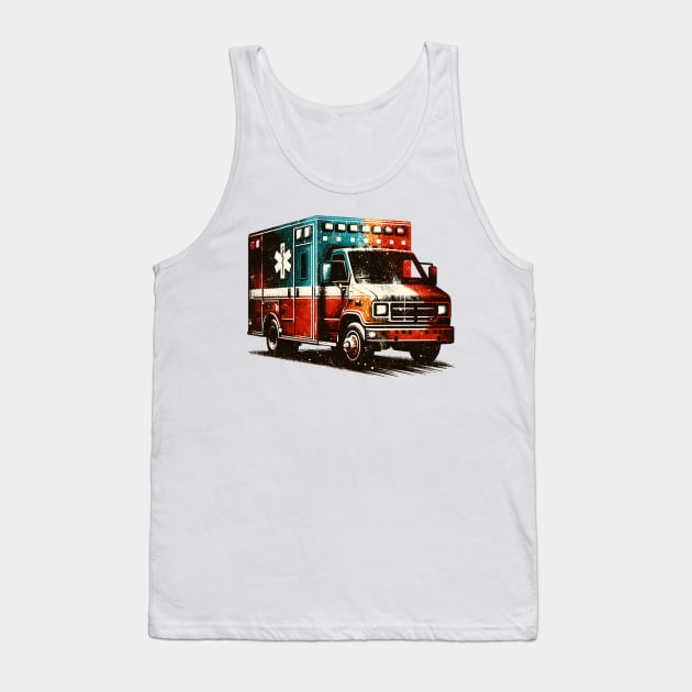 Ambulance Tank Top by Vehicles-Art